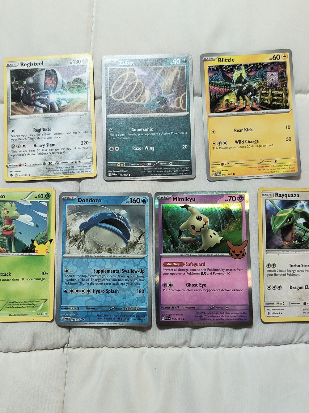 Pokémon Trading Card Lot - Multicolor Holo Collectible Cards